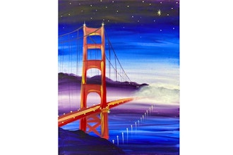 Virtual Paint Nite: Fog over the Golden Gate